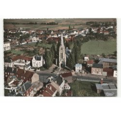 VIMY: l'église vue aérienne 10X15 - très bon état