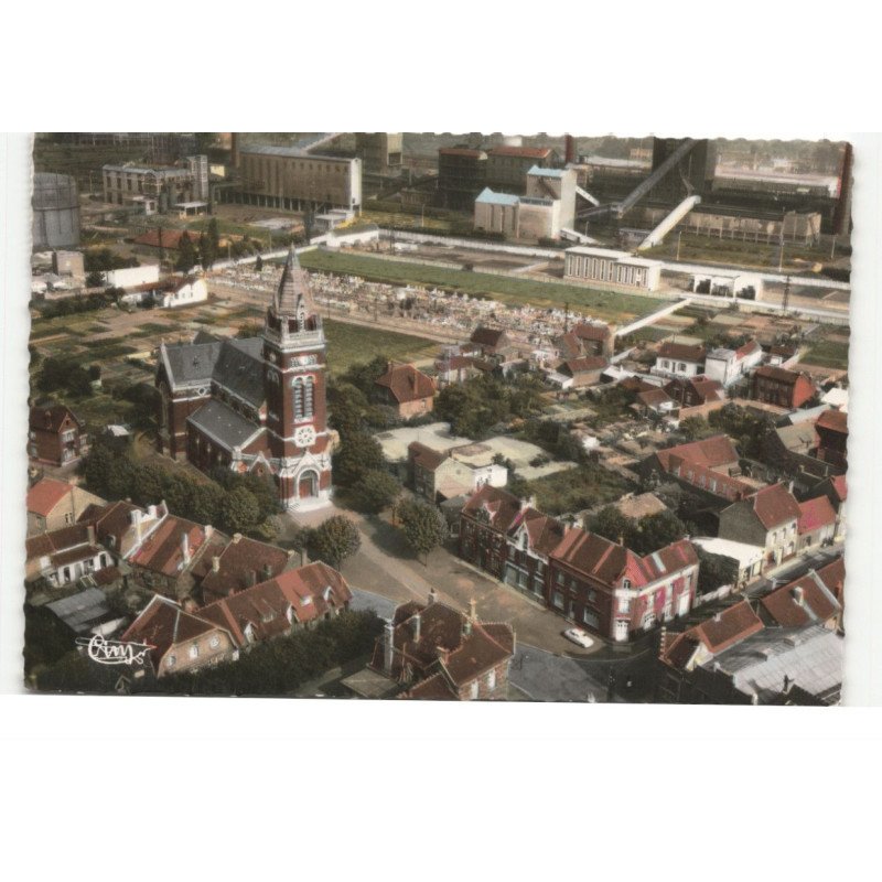 VENDIN-le-VIEIL: vue aérienne 10X15 - très bon état