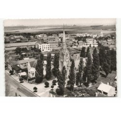 VIMY: l'église vue aérienne 10X15 - très bon état