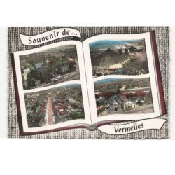 VERMELLES: église paysage minier centrale électrique cité saint-pierre hôtel de ville vue aérienne 10X15 - très bon état