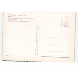 VERMELLES: église paysage minier centrale électrique cité saint-pierre hôtel de ville vue aérienne 10X15 - très bon état