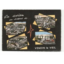 VENDIN-le-VIEIL: en avion au-dessus de... vue aérienne 10X15 - très bon état