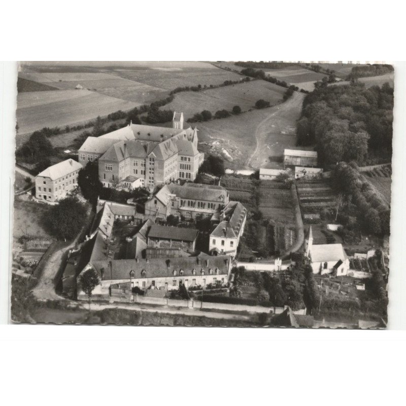 SAINT-POL-sur-TERNOISE: abbaye notre-dame de belval troisvaux vue aérienne 10X15 - très bon état