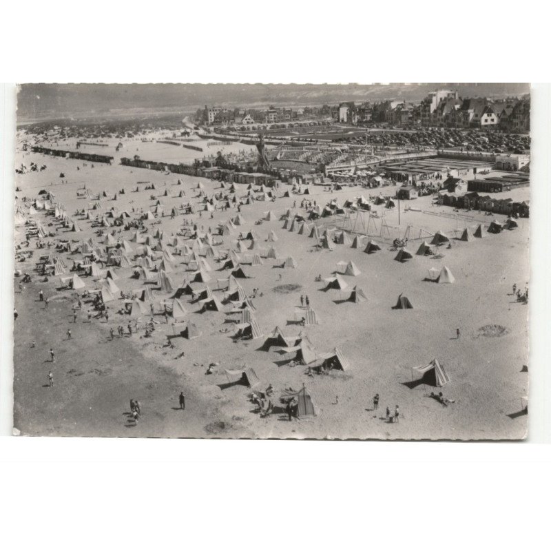 LE TOUQUET: la plage vue aérienne 10X15 - très bon état