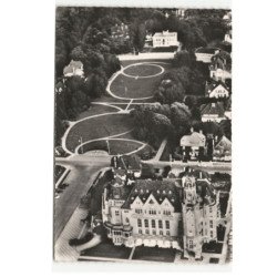 LE TOUQUET: hôtel de ville, le jardin d'ypres et le petit château vue aérienne 10X15 - très bon état