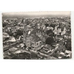 LE TOUQUET: vue générale, hôtel de ville vue aérienne 10X15 - très bon état