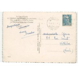 LE TOUQUET: plage, piscine, ville la vallée de la canche vue aérienne 10X15 - très bon état