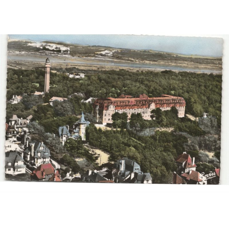 LE TOUQUET: l'hôtel westminster en forêt vue aérienne 10X15 - très bon état