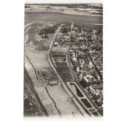 LE TOUQUET: la plage, au fond la canche vue aérienne 10X15 - très bon état