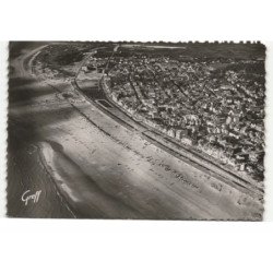 LE TOUQUET: ensemble de la plage, la piscine et la ville vue aérienne 10X15 - très bon état