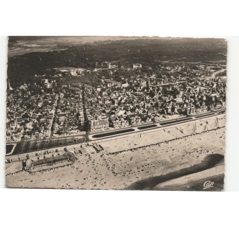 LE TOUQUET-PARIS-PLAGE: la plage, vue aérienne 10X15 - très bon état