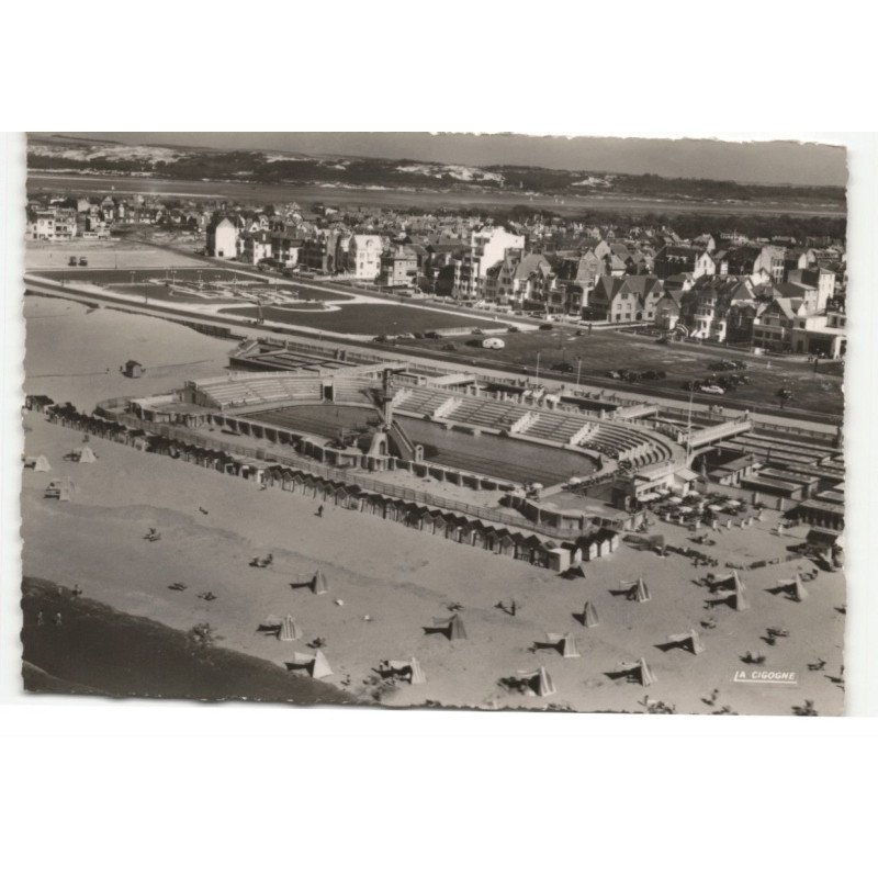 LE TOUQUET: la plage vue aérienne 10X15 - très bon état