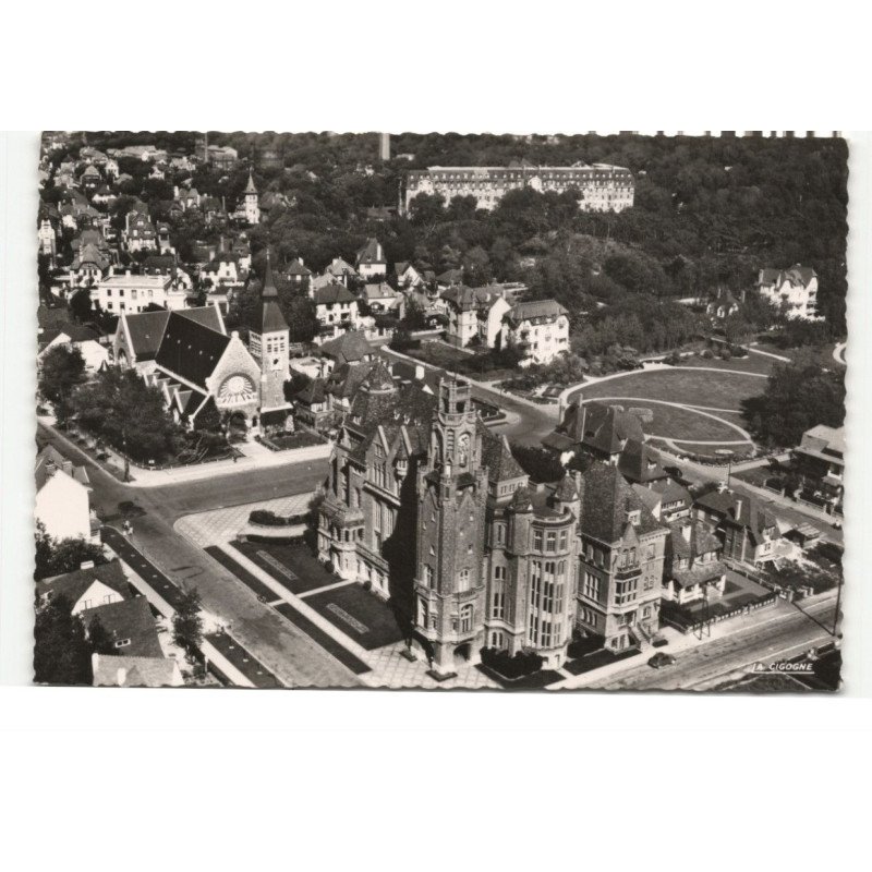 LE TOUQUET-PARIS-PLAGE: vue aérienne 10X15 - très bon état
