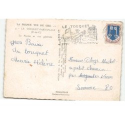LE TOUQUET-PARIS-PLAGE: la piscine et vue générale vue aérienne 10X15 - très bon état