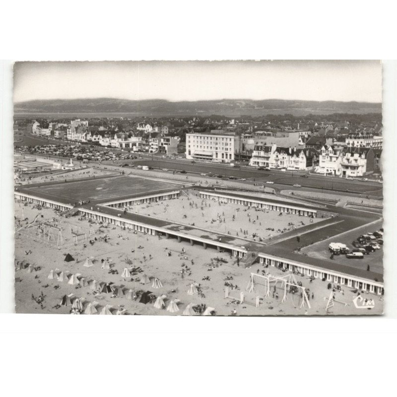 TOURNEHEM: la nouvelle digue vue générale vue aérienne 10X15 - très bon état