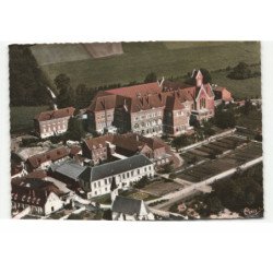 TROIS-VAUX: monastère deN N-D. de belval vue aérienne 10X15 - très bon état