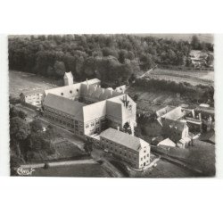 TROISVAUX: abbaye notre-dame de belval vue aérienne 10X15 - très bon état