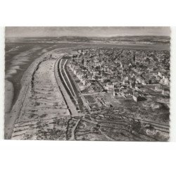 LE TOUQUET-PARIS-PLAGE: au fond, la baie de la canche vue aérienne 10X15 - très bon état