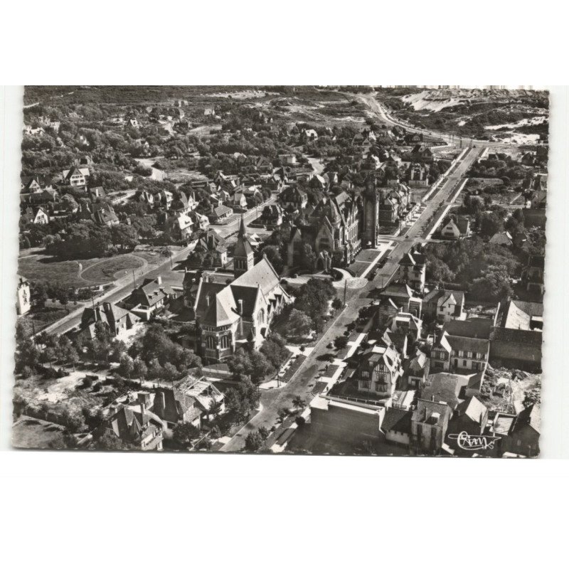 LE TOUQUET: le boulevard dalloz vue aérienne 10X15 - très bon état