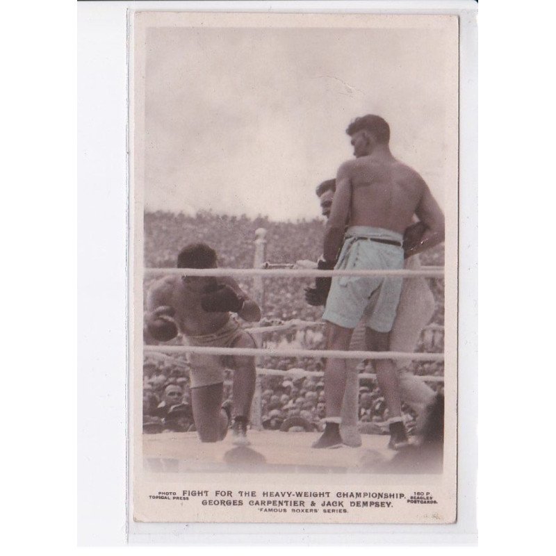 sports, boxe, fight fot the heavy-weight championship - très bon état