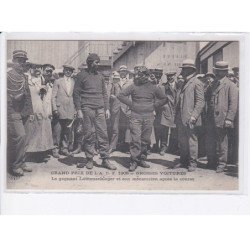 SEINE-MARITIME: grand prix de l'A.C.F. 1908, grosses voitures le gagant Lautenschlager - très bon état