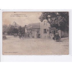 CHAMPAGNAT: un coin du bourg et les écoles - état