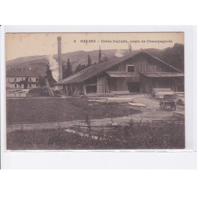 SALINS: usine dubulle, route de champagnole - très bon état
