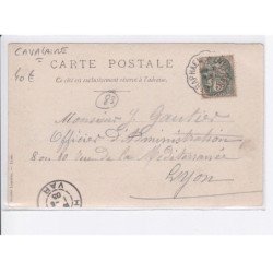 CAVALAIRE: plage, personnages - très bon état