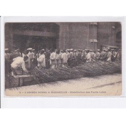 MARSEILLE: l'armée russe, distribution des fusils lebel - état