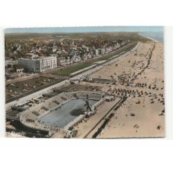 LE TOUQUET-PARIS-PLAGE: la piscine, la plage, vue aérienne 10X15 - très bon état