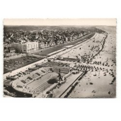 LE TOUQUET-PARIS-PLAGE: la piscine, la plage vue aérienne 10X15 - très bon état