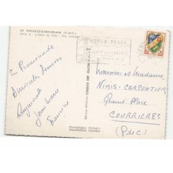 LE TOUQUET-PARIS-PLAGE: l'hôtel de ville vue aérienne 10X15 - très bon état