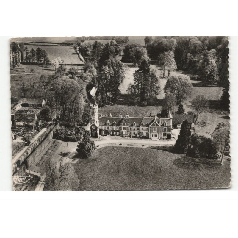 TORCY: le château vue aérienne 10X15 - très bon état