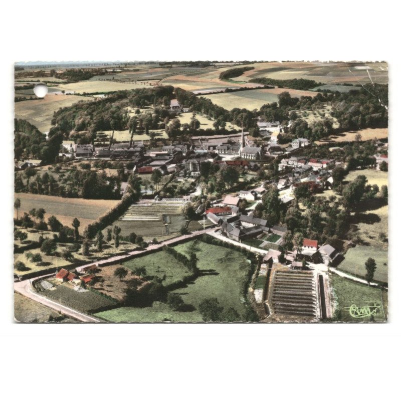 THIEMBRONNE: la pisciculture vue aérienne 10X15 - très bon état