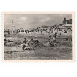 LE TOUQUET: vue générale de la plage vue aérienne 10X15 - très bon état