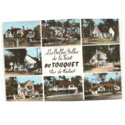 LE TOUQUET: les belles villas de la forêt vue aérienne 10X15 - très bon état