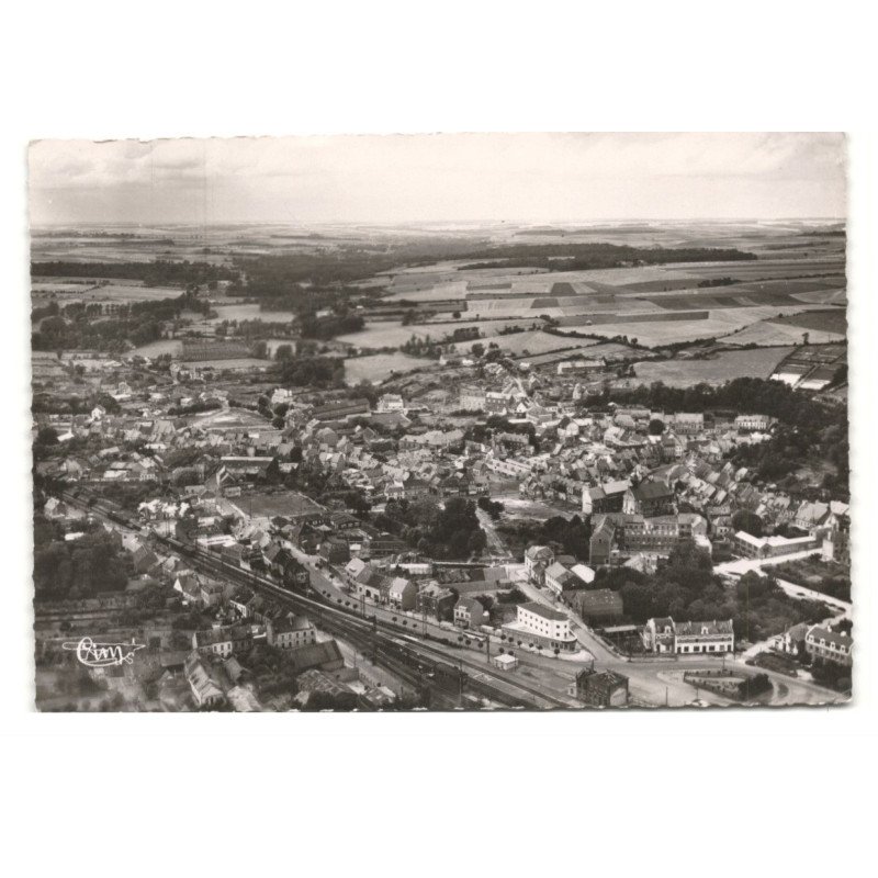 SAINT-POL-sur-TERNOISE: vue aérienne 10X15 - très bon état