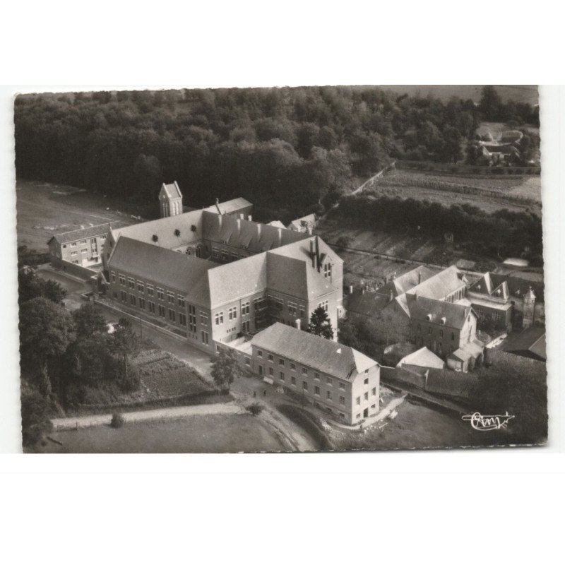 SAINT-POL-sur-TERNOISE: abbaye notre-dame de belval vue aérienne 10X15 - très bon état
