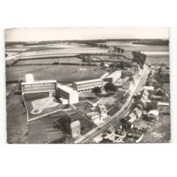 SAINT-POL-sur-TERNOISE: le collège, cachet ville de saint-pol vue aérienne 10X15 - très bon état