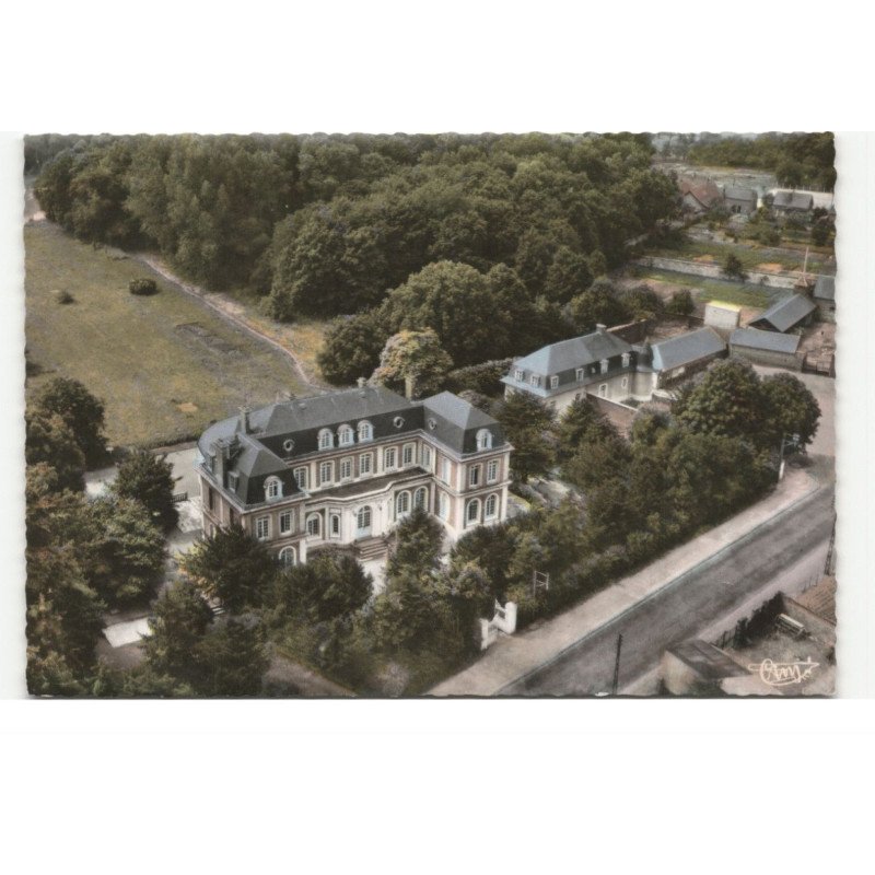 SAINT-LAURENT-BLANGY: château d'immercourt vue aérienne 10X15 - très bon état