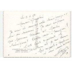 SAINT-LAURENT-BLANGY: château d'immercourt vue aérienne 10X15 - très bon état