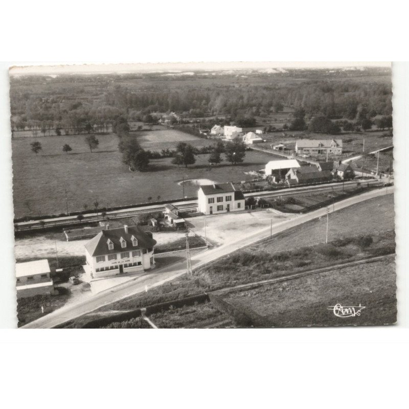 SAINT-JOSSE-sur-MER: la gare vue aérienne 10X15 - très bon état