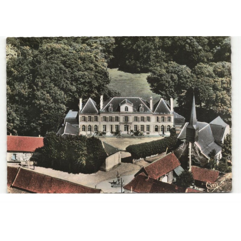 SAINS-en-GOHELLE: le château vue aérienne 10X15 - très bon état