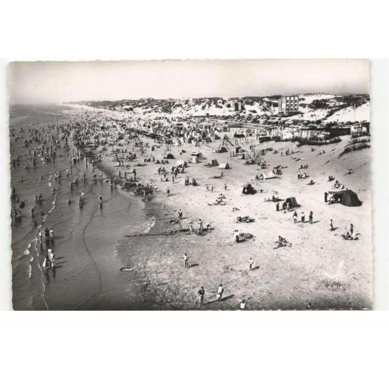 STELLA-PLAGE: la plage vue aérienne 10X15 - très bon état