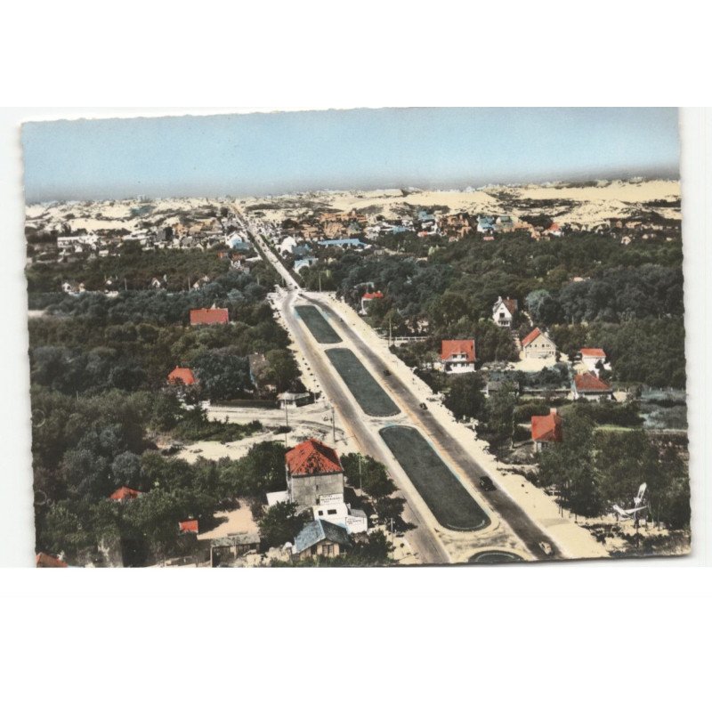 STELLA-PLAGE: vue générale, les pelouses vue aérienne 10X15 - très bon état