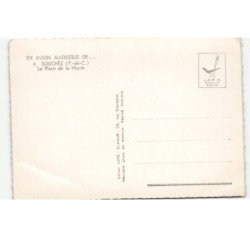 SOUCHEZ: la place de la mairie vue aérienne 10X15 - état