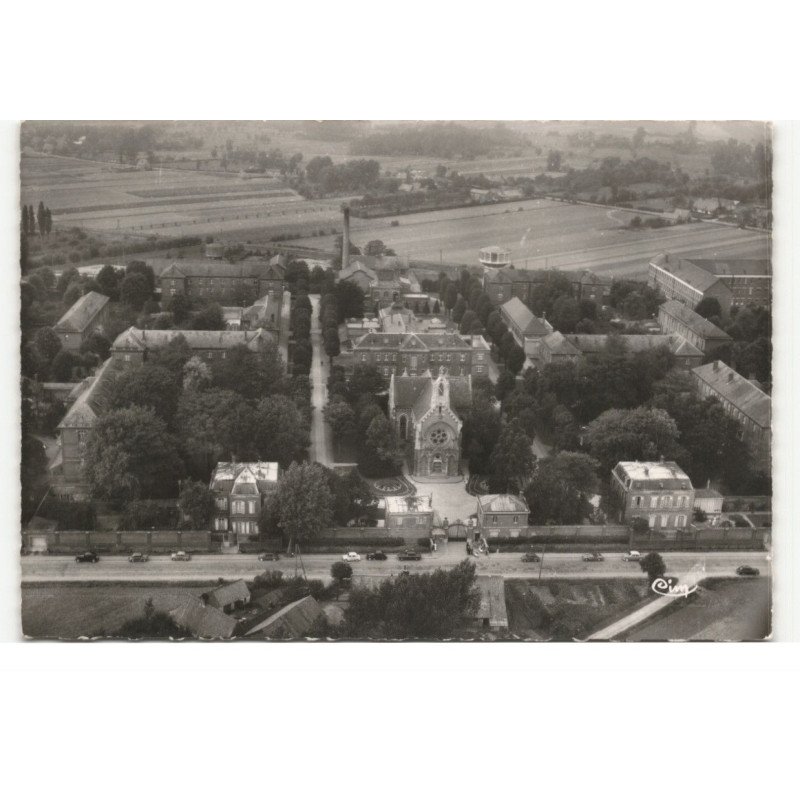 SAINT-VENANT: l'hôpital psychiatrique vue aérienne 10X15 - très bon état