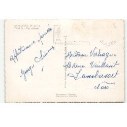 SANGATTE: vue aérienne 10X15 - état (timbre arraché)