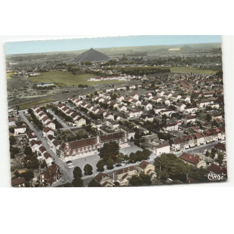 SALLAUMINES: l'hôtel de ville vue aérienne 10X15 - très bon état