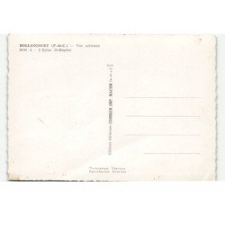 ROLLANCOURT: l'église saint-riquier vue aérienne 10X15 - très bon état